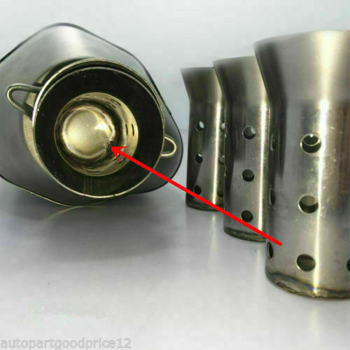 51mm Motorcycle Exhaust Muffler Can Insert Baffle DB Killer Removable Silencer