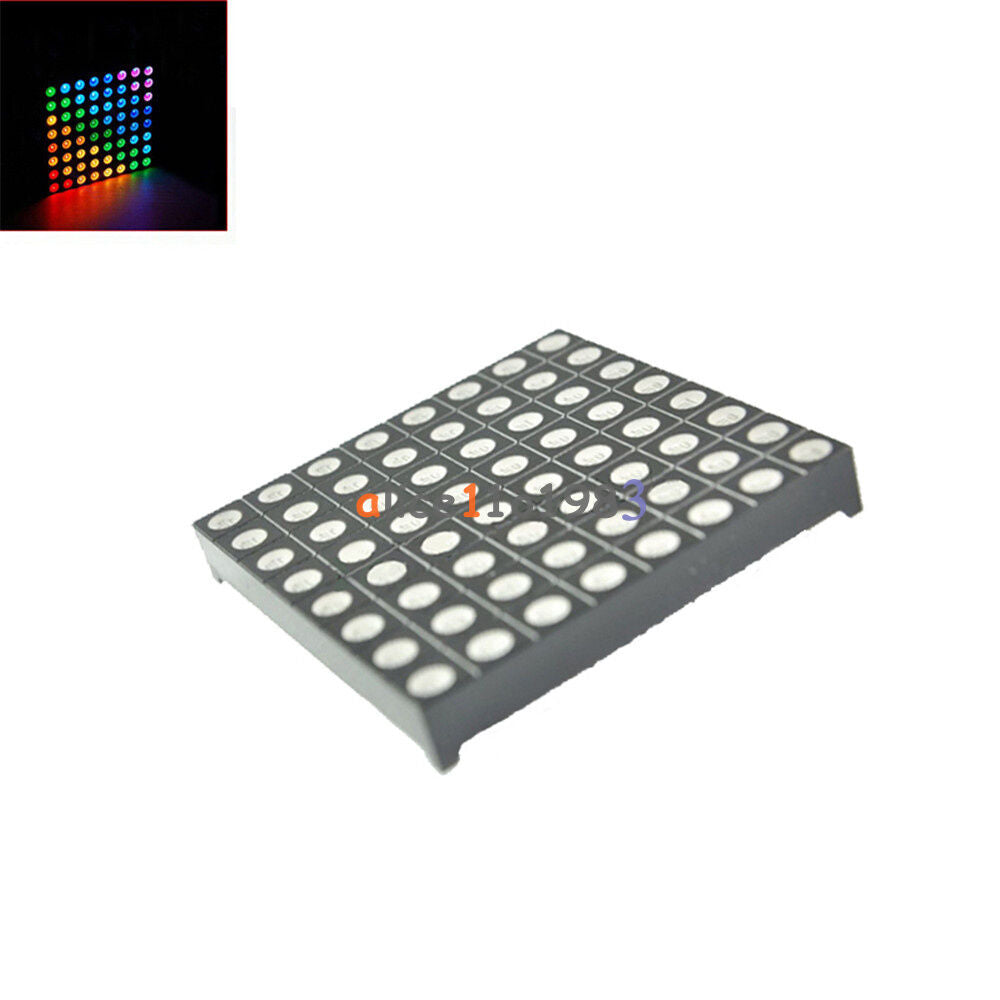 Full-color RGB 8x8 LED+Colorful Magic Matrix Driver shield Colorduino KIT DIY AL