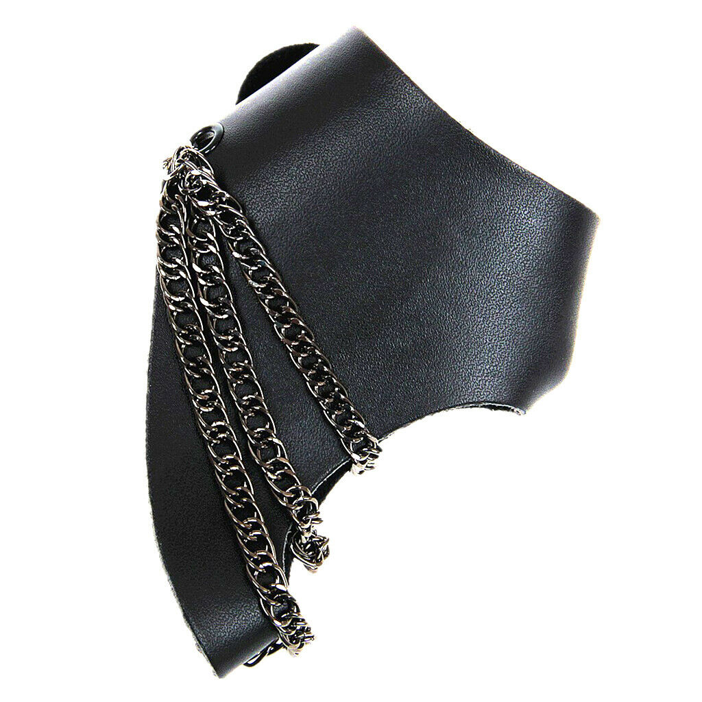 Blesiya Hand Guard Chain PU Leather Bracelet Bangle Biker Punk Rock Jewelry