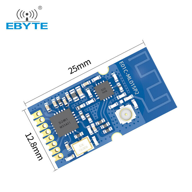 2PCS SMD E01C-ML01SP2 2.4GHz Compatible nRF24L01 PA LNA RF Wireless Transceiver