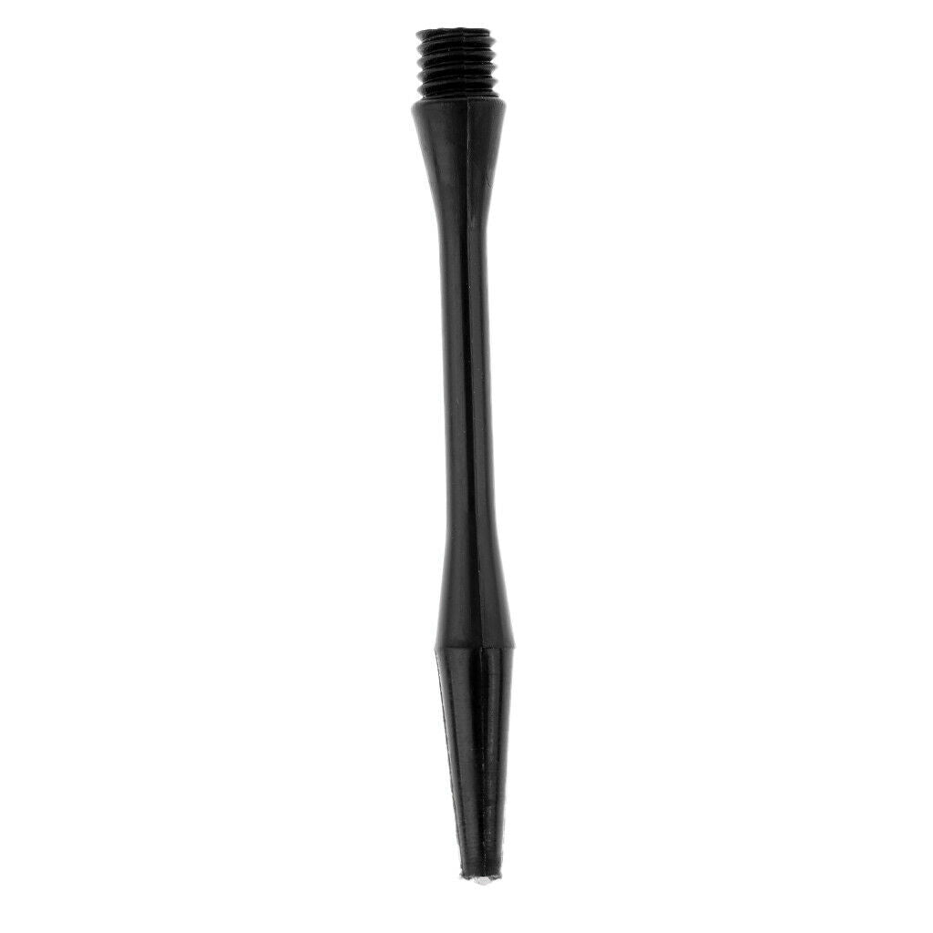 60 Pcs Plastic 54mm 2BA Anodised Re-Grooved Dart Stems / Shafts Diam 6mm