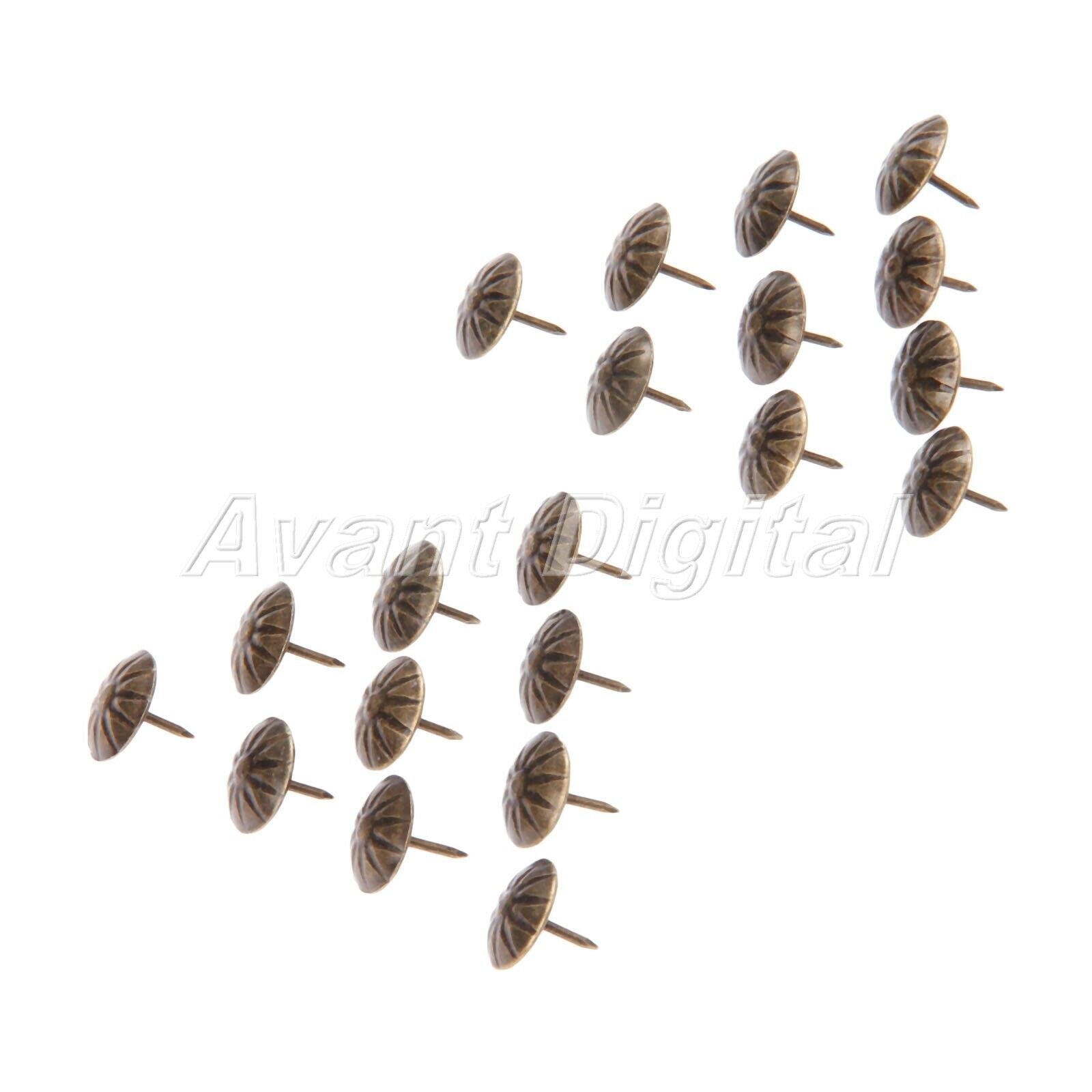 20pcs Retro Furniture Door Upholstery Nail Tack Jewelry Box Sofa Decorative 17mm