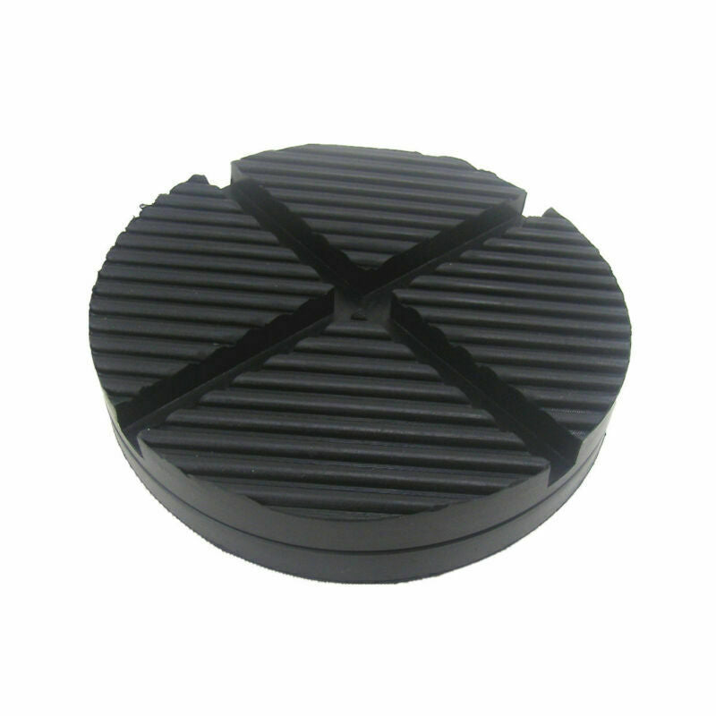 1xCross Slotted Frame Rail Floor Jack Disk Rubber Pad Adapter For Pinch Weldside