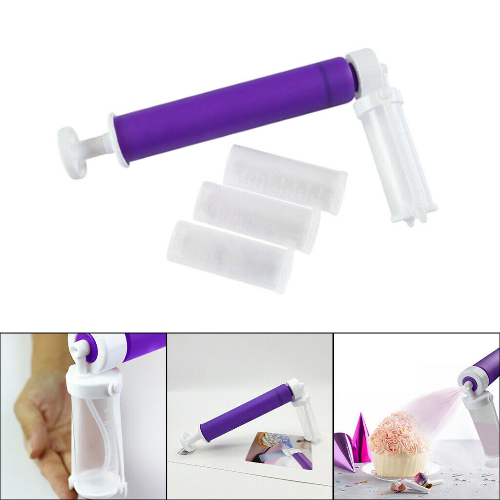 Plastic Cake Manual Airbrush Colour Paints Cake for Decorating Cupcakes