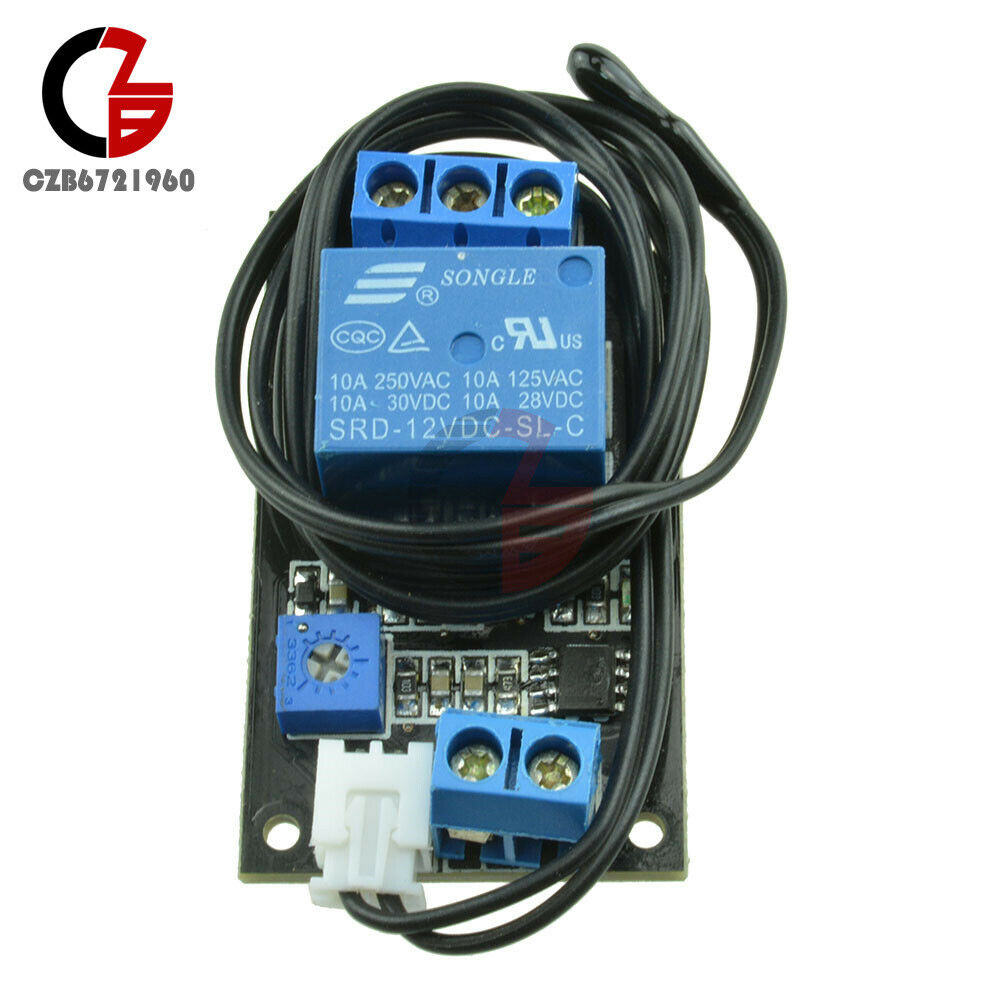 1 Channel 12V Thermistor Relay Sensor Temperature Control Switch Module