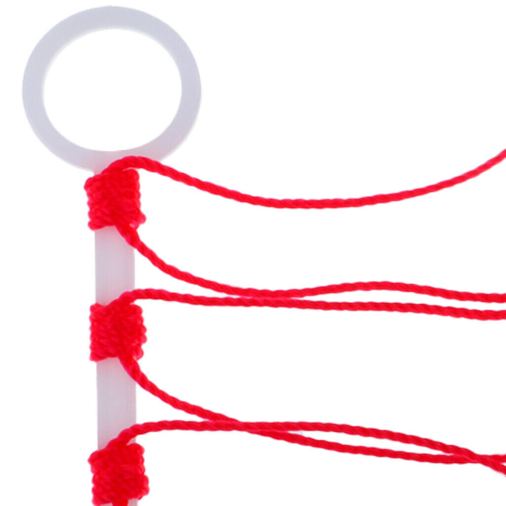 6pcs Bobber Stop Knots Strong Diplonema Braided String Rope Fishing Tackle -