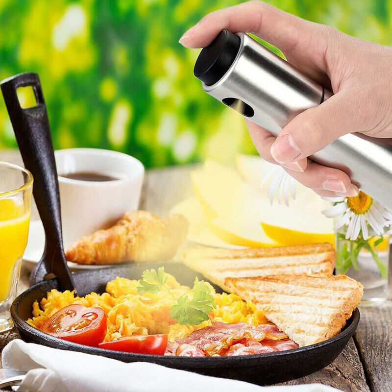 Olive Oil Sprayer Stainless Steel Refillable Bar Bottles for CookingBDDD