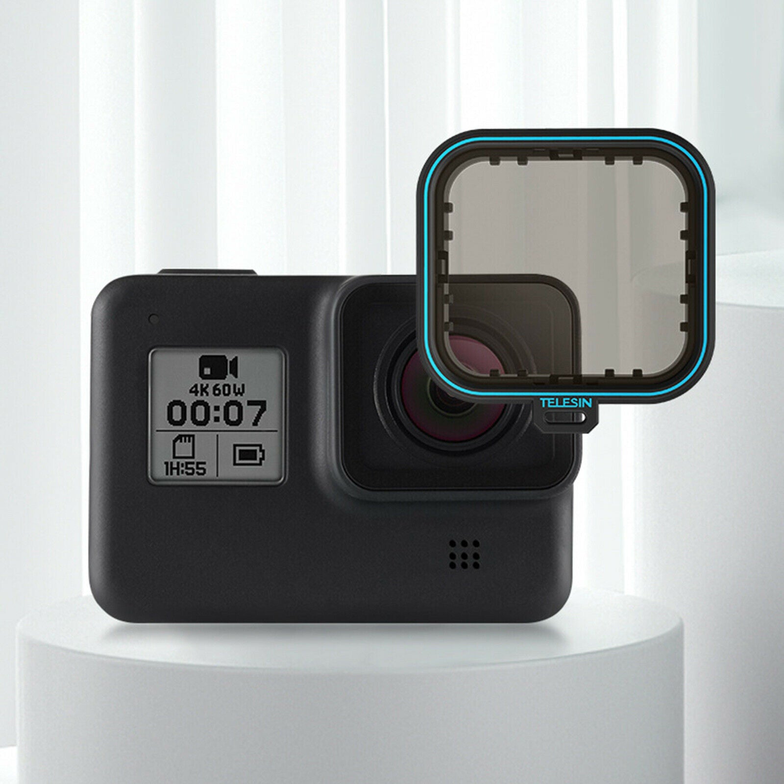 Glass Lens Filter Kit ND4 ND8 ND16 Neutral Density for   7 6 5 Videos