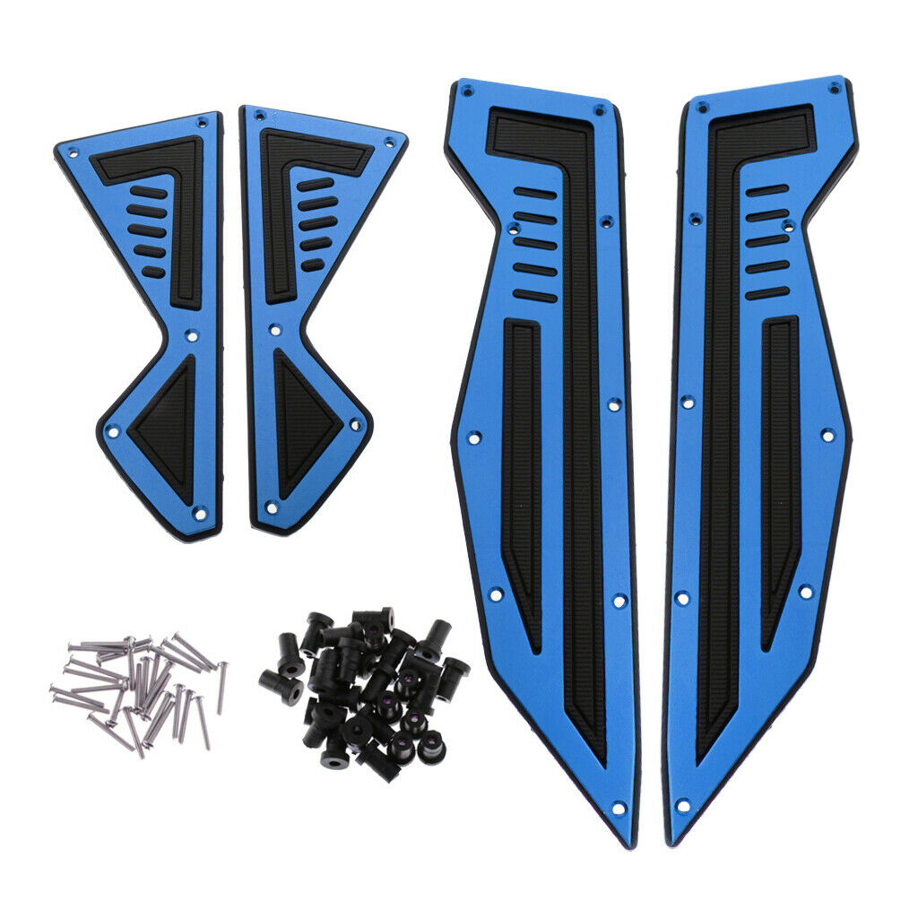1 Motorcycle Front Footrest Pedal For YAMAHA   155 150 N-MAX155 125 Blue