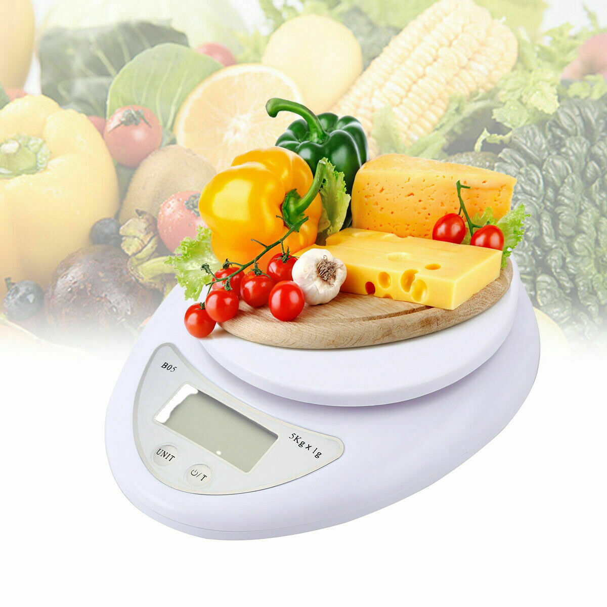 Digital Kitchen Food Cooking Scale Weigh in Pounds, Grams, Ounces, and KG New