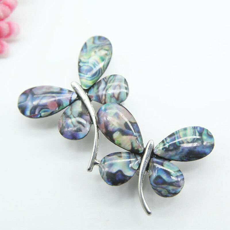 Double Butterfly Brooches for Women Fashion Insect Pin Brooch Accessor JYA LU