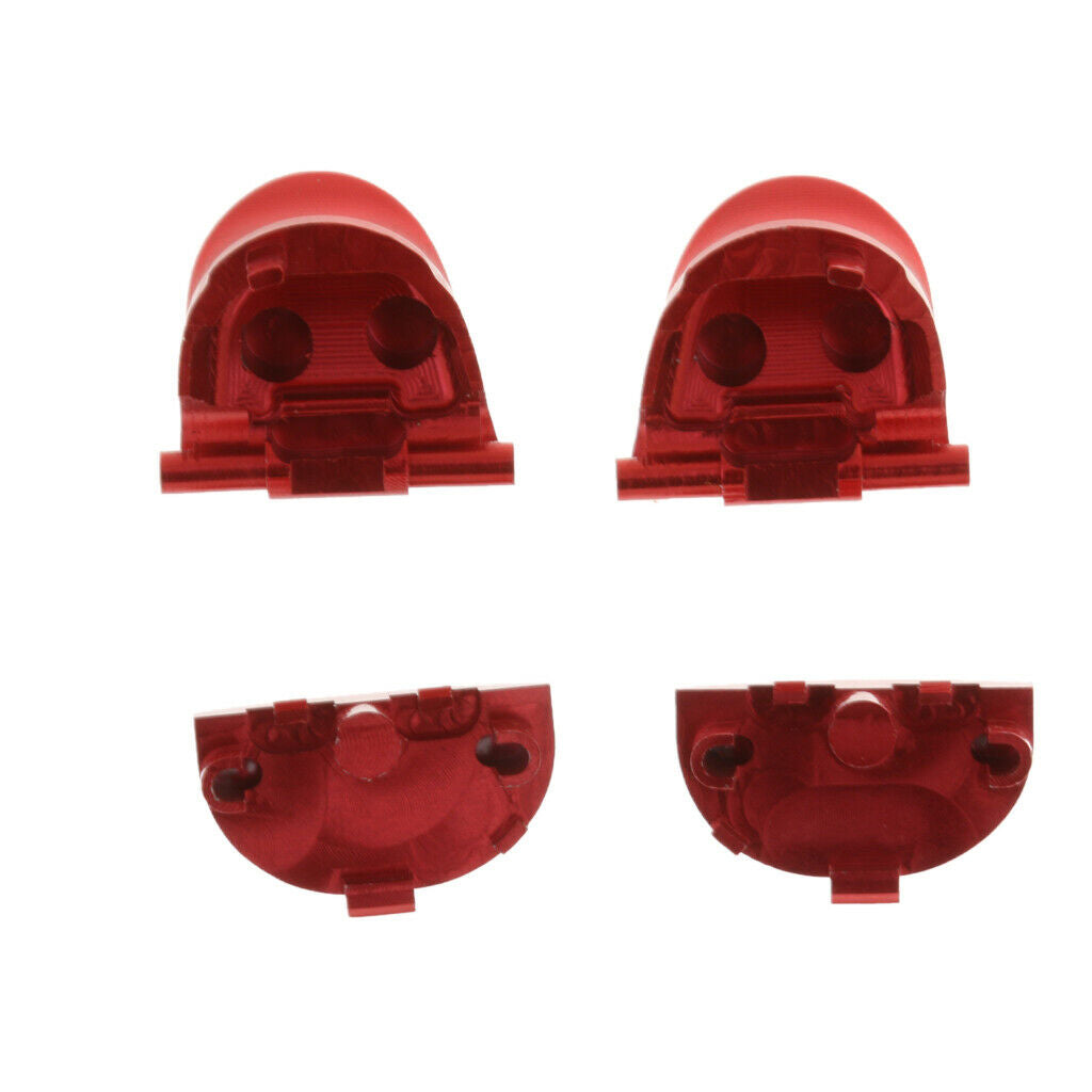 Red Buttons Protector L1 R1 L2 R2 Metal Accessories For PS4 Video Games