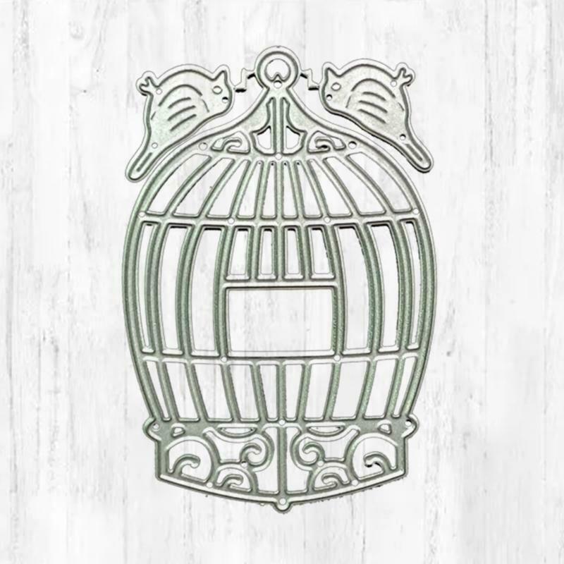 Bird Cage Metal Cutting Dies Stencil DIY Scrapbooking Album Paper Card Template