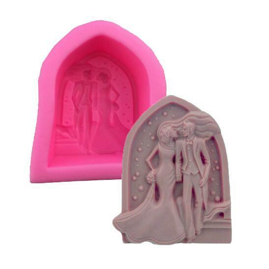 Silicone mold Wedding bride groom Cake decoration Baking Accessories Cake mould