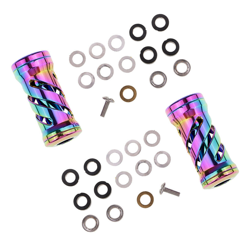 2pcs Colorful Metal Fishing Reel Handle Knob for Baitcasting  Reels