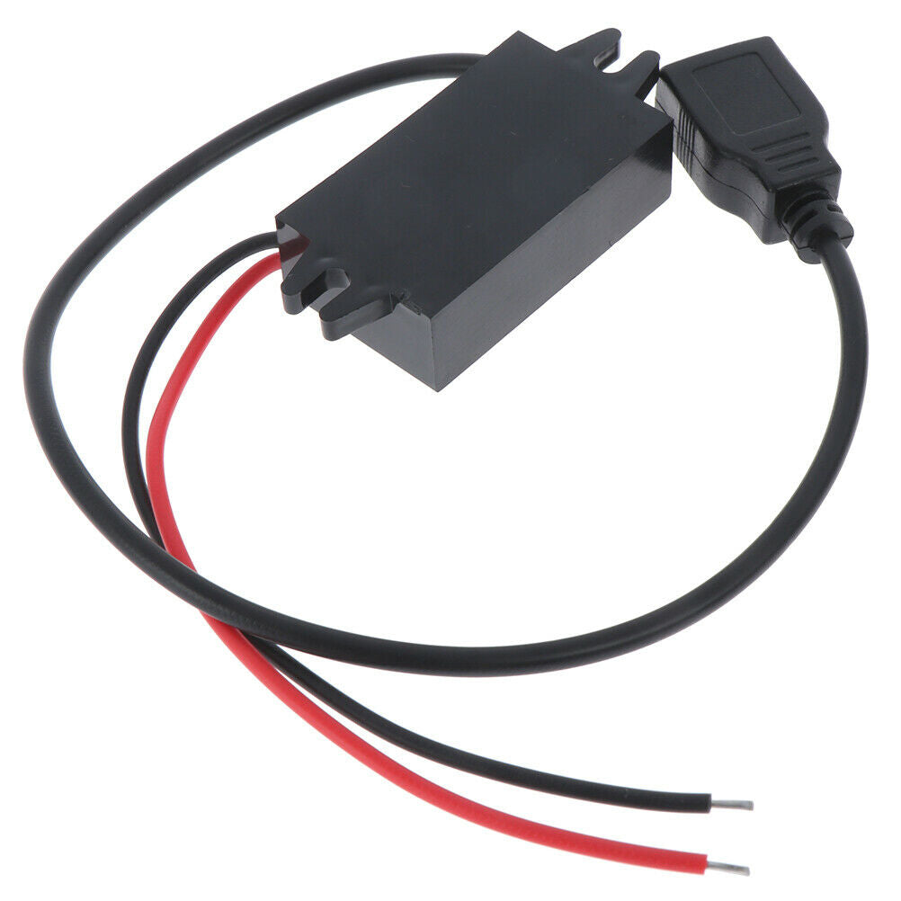 1Pc USB 12V to 5V DC/DC voltage step-down power adapter converter inverter U WF