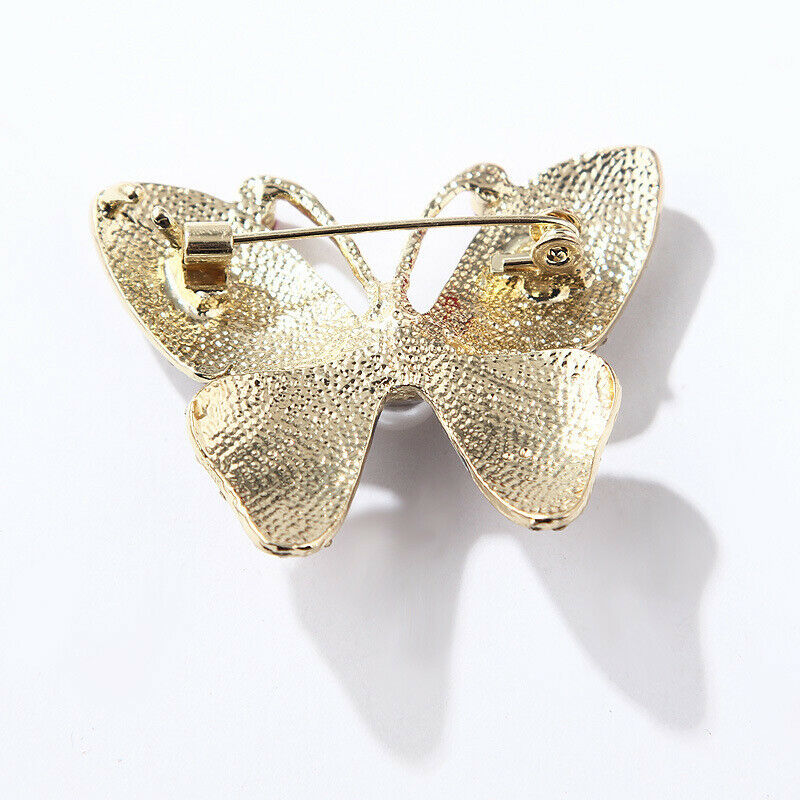 Fashion Handmade Colorful Butterfly Crystal Rhinestone Brooch Pin Jewelry.l8