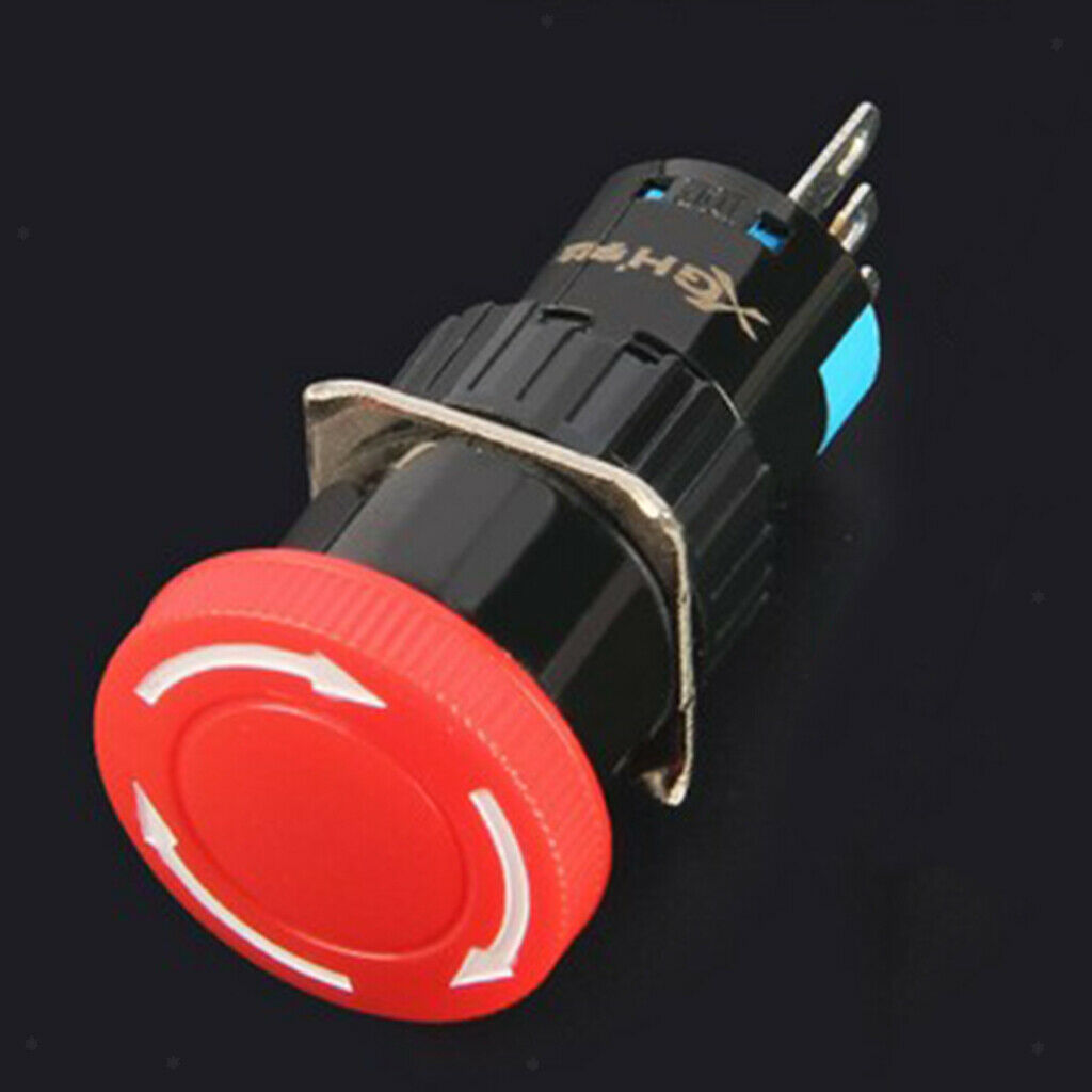 Latching Emergency Stop Push Button Switch Mushroom Emergency Stop Button