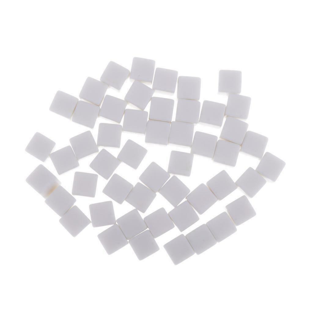 Set of 50 D6 six-sided plastic dice blank dice