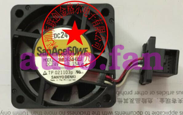 1 PCS Brand New SANYO 9WF0624H604 DC24V 0.15A Cooling Fan With Dedicated Plug