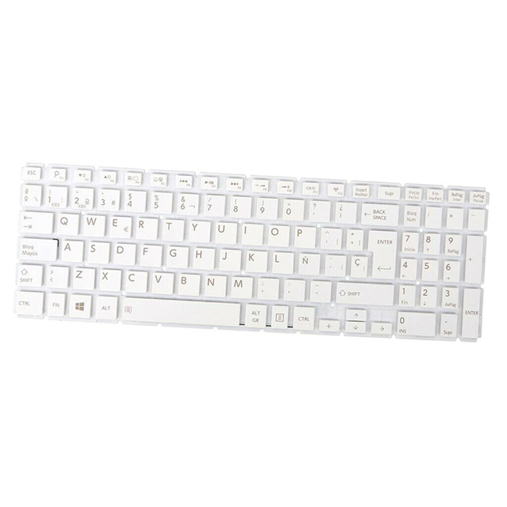 White Spanish Layout Keyboard for   Satellite L50-B L55-B S55-B S55D-B