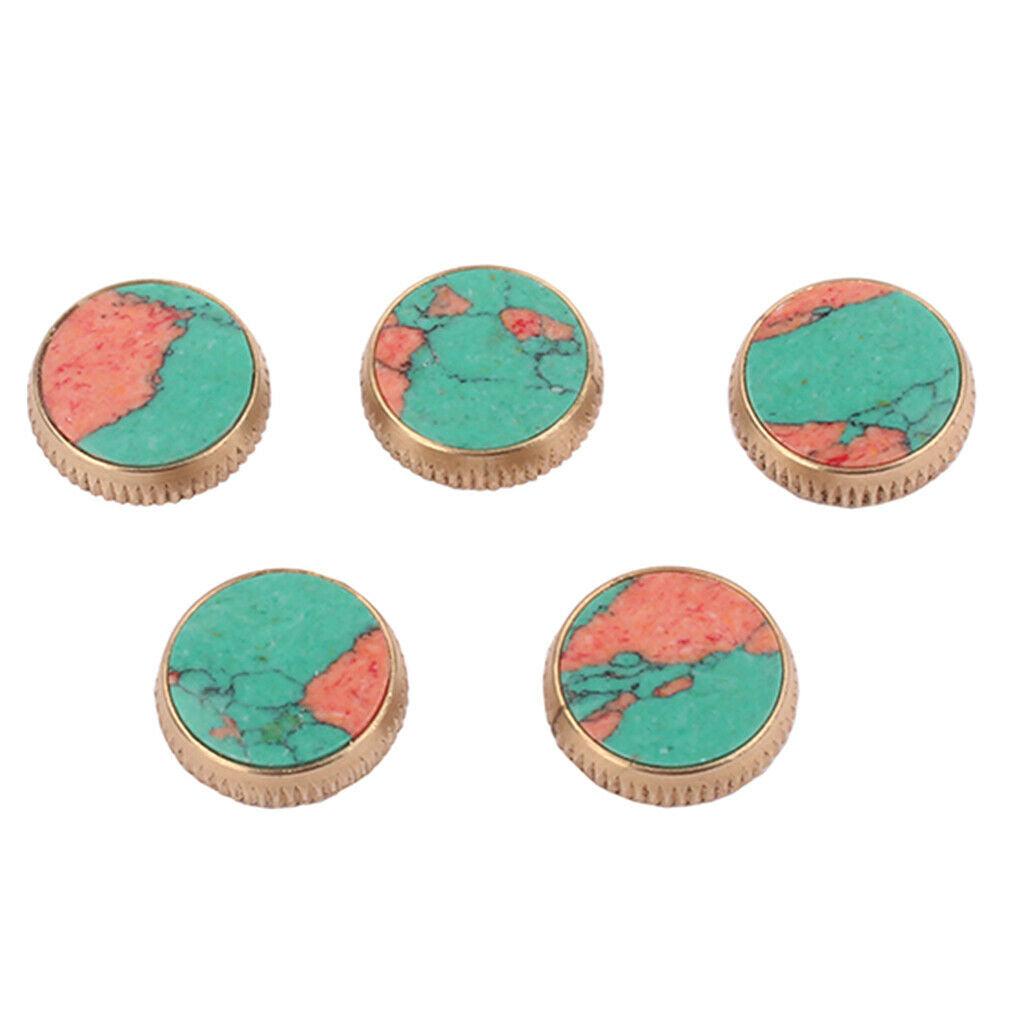 Set of 5 valve buttons for trumpet