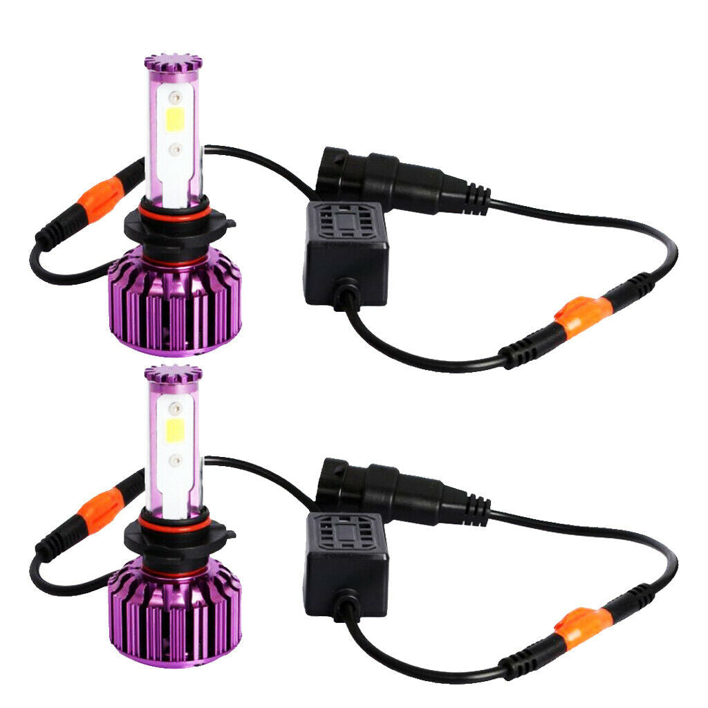 2 Pieces B2 9005 30W 3000LM Car LED Headlight Bulb 6500K White Yellow