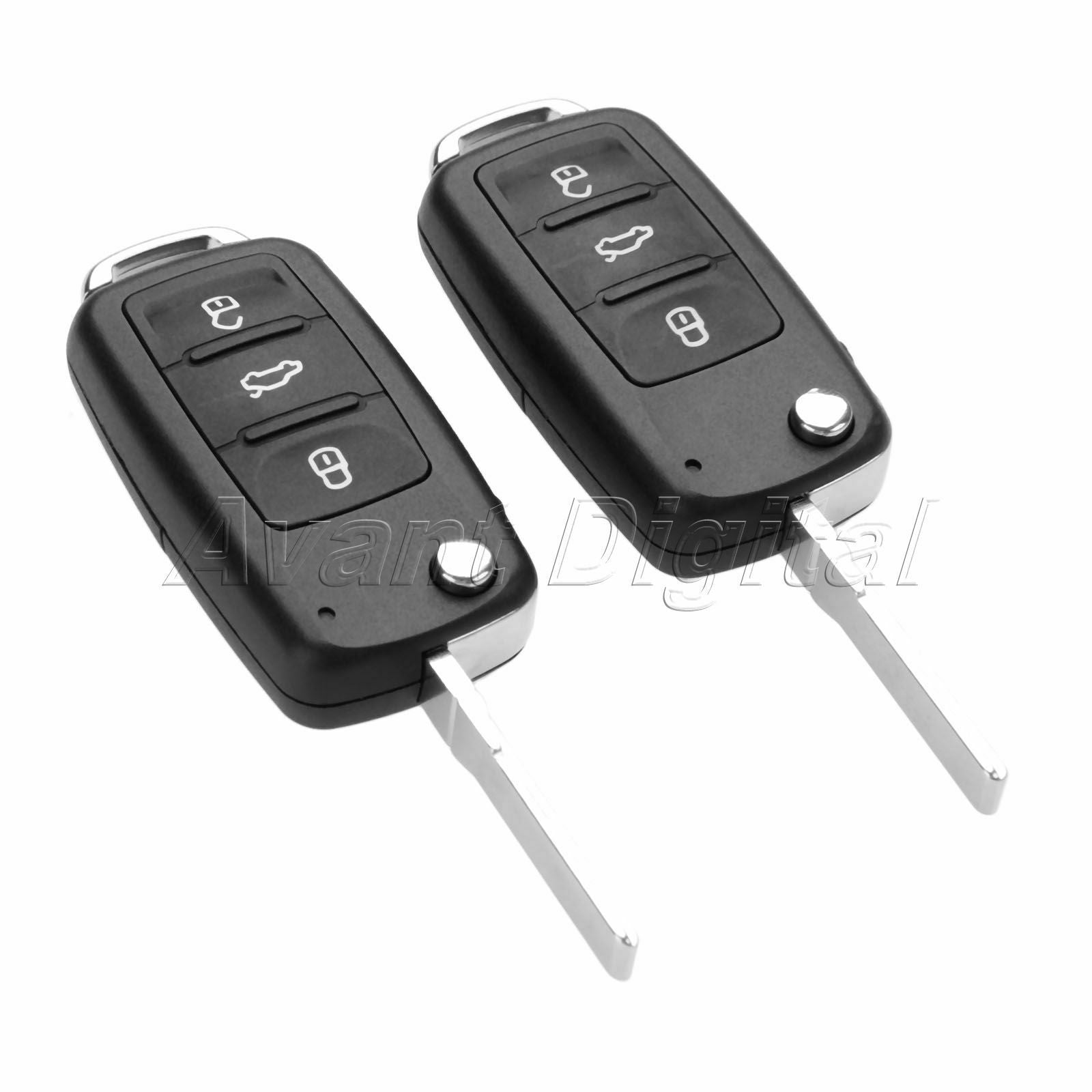 2Pcs Remote Key 3 Buttons 434 MHz 5K0837202AD Fit For  Eos 2009-2014