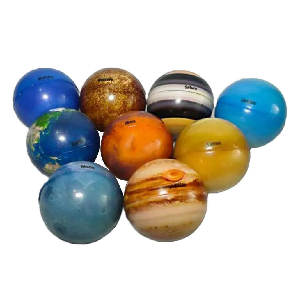 Portable PU Soft Planet Bouncy Ball Relieve Tension 2.48 Inches for Kids