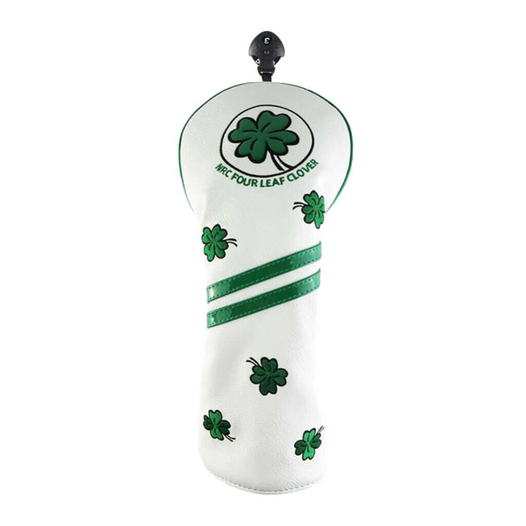No. 3 5 Golf Club Head Cover 460cc PU Leather Wood Driver Golf Cover Guard