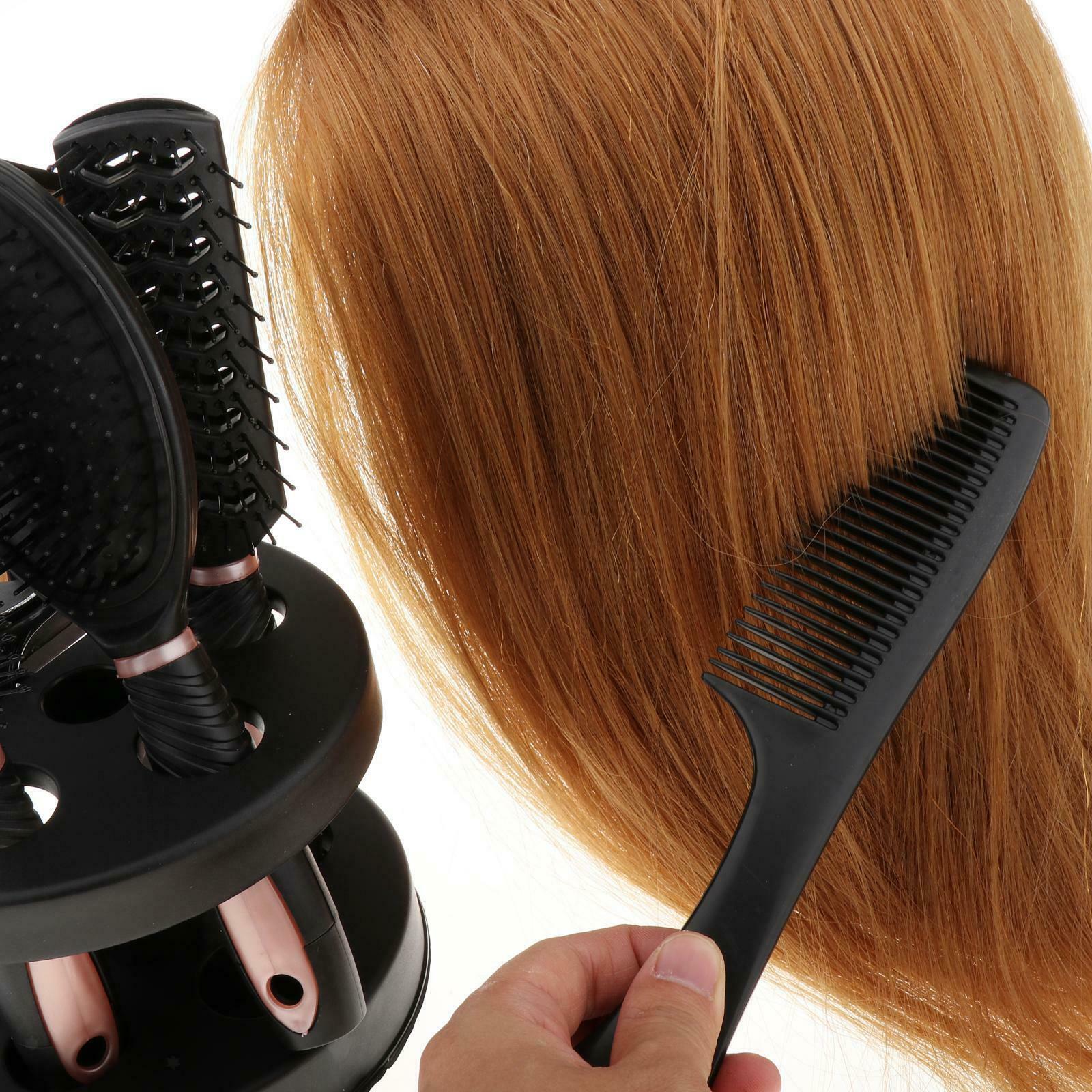 5Pcs Professional Home Styling Hair Brush Massage Comb Set Travel Gift Pack