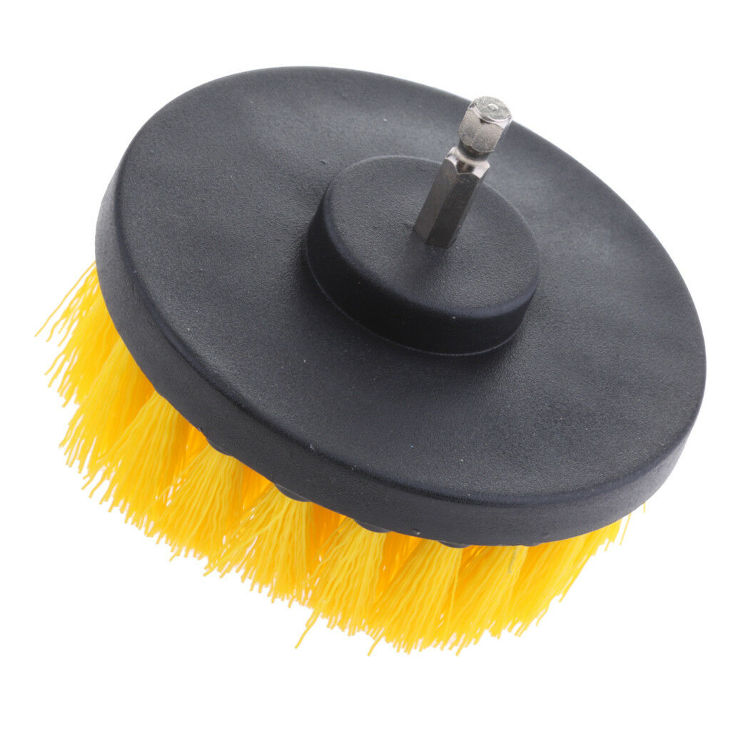 4x Scrub Brush Electric Drill Attachment Kit Cleaning Brush for Marble Grout