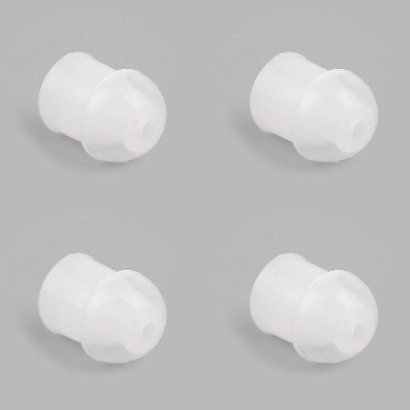 4Pcs Silica Gel Ear Plugs Earplugs Covert Acoustic Tube Earpiece Headset  CA