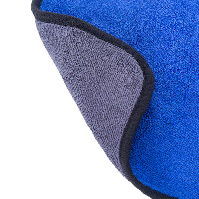 Car Wash Microfiber Towel Auto Cleaning Drying Cloth Hemming Absorbent 500GSM