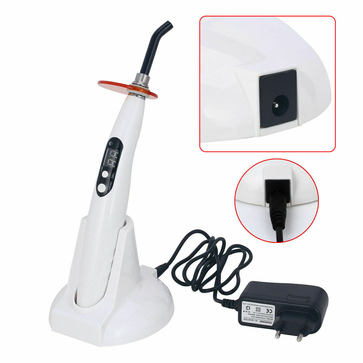 Dental Wireless LED LED-B Curing Light Lamp 1400mw/cm2 Machine Fit Woodpecker