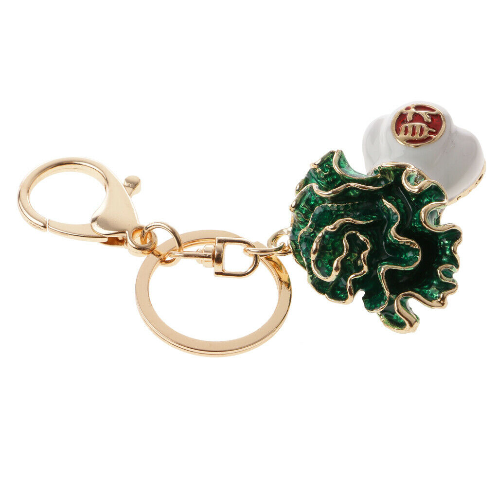 Keychain Pendant Charm, Fancy Keychain, Cabbage Pattern