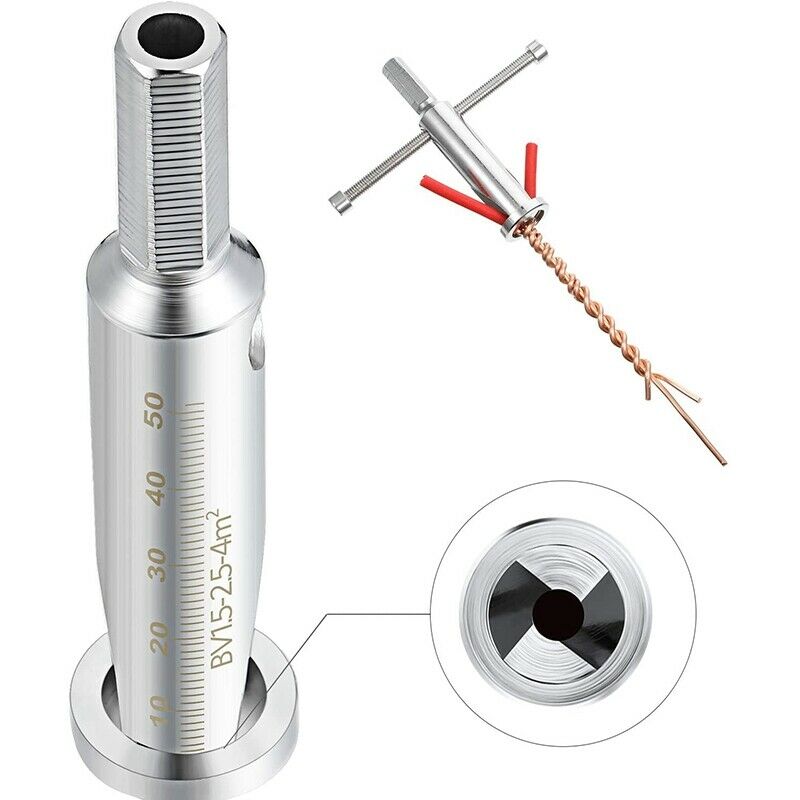 2 Pieces Wire Twisting Tools Wire Stripper and Twister Connector Twisting ToolJ8