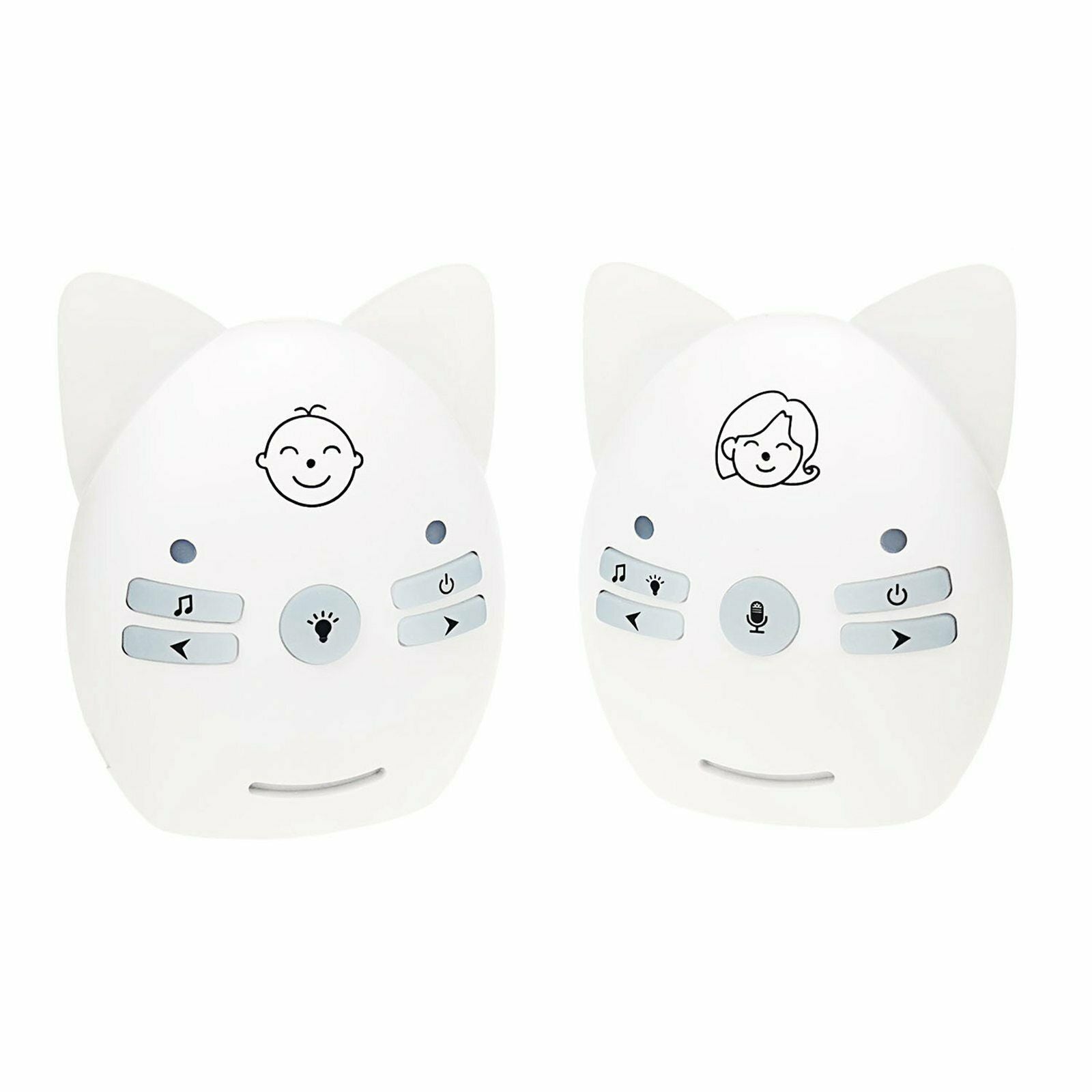 Baby Monitor Digital Audio Crystal Clear Cry Voice AU Plug White AU plug