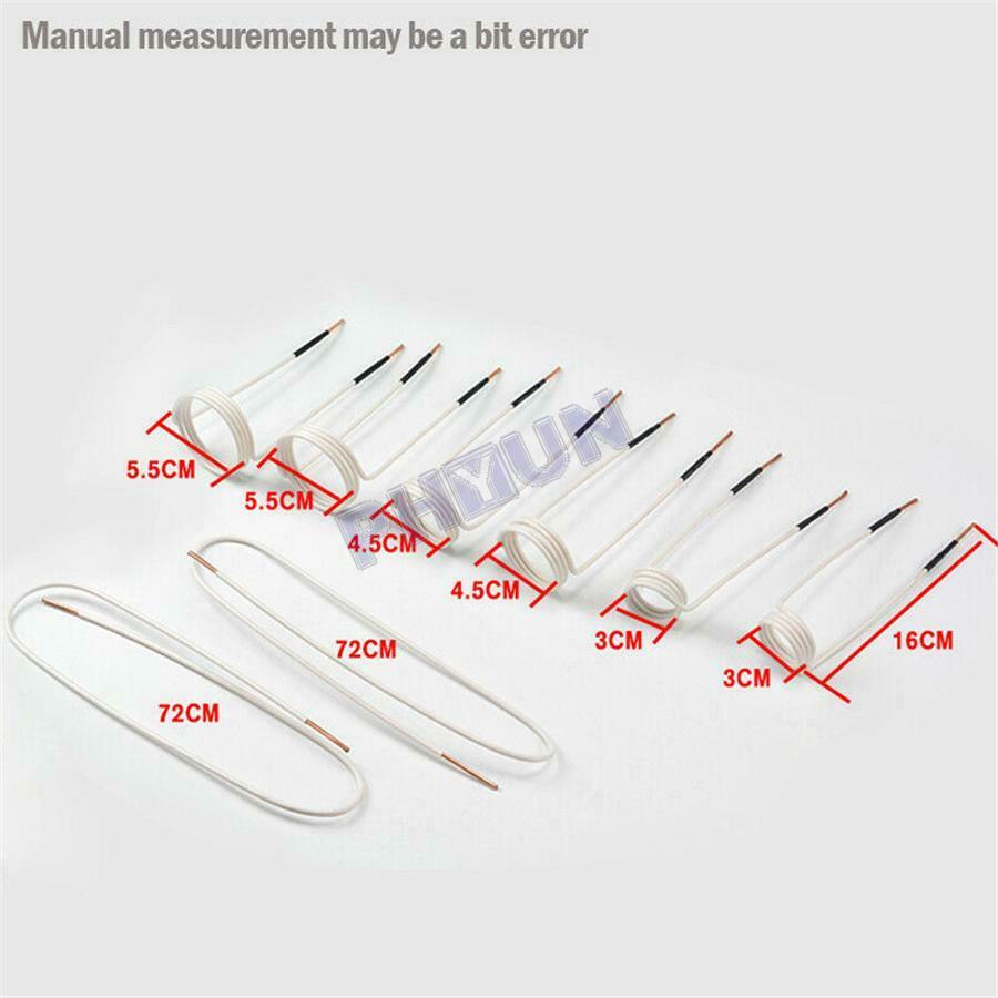 8x Inter Changeable Coils Kit for Magnetic Induction Heater Mini Ductor Î¦5-40mm