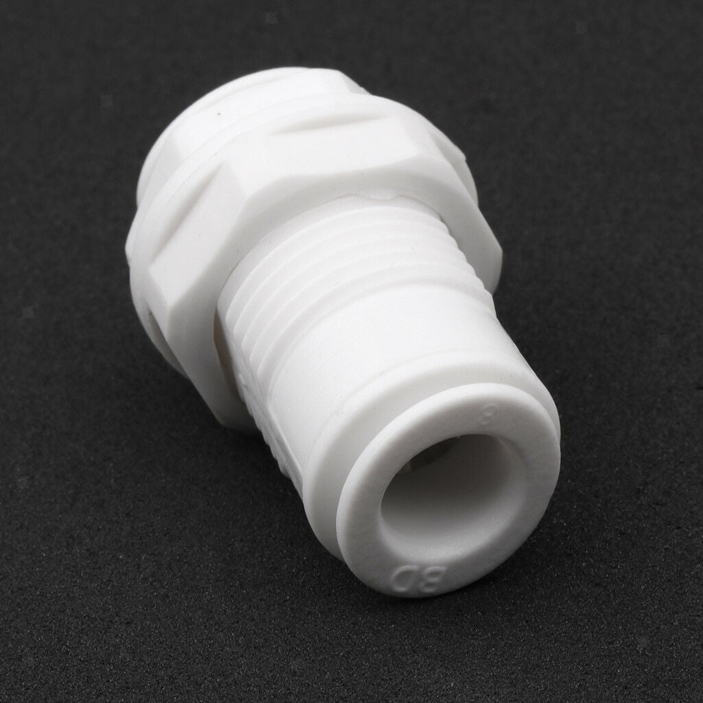 3/8 ' Inline Push Fit to 3/8" Thread RO Water Reverse Osmosis Ball Valve