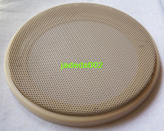 1pcs 5"inch beige car speaker grille HiFi Audio net cover Decorative circle DIY