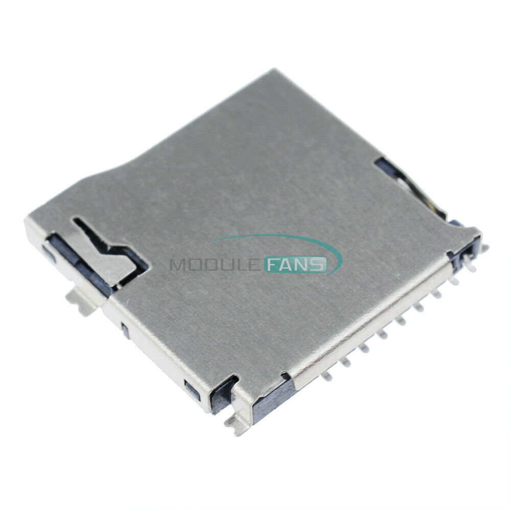 10PCS SD TF Micro Memory Card Self-eject Socket Adapter Plug TransFlash