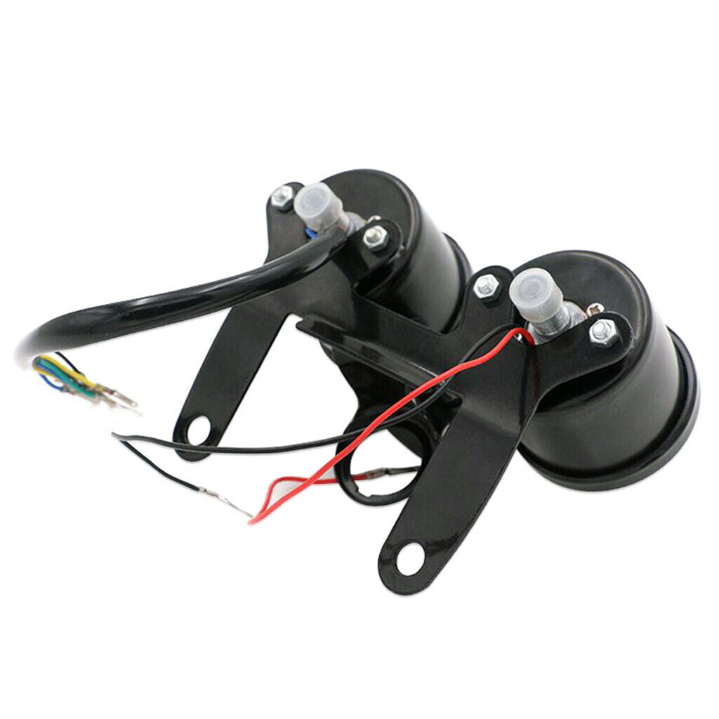 Black Retor ATV LED Backlight Digital Tachometer Speedometer Odometer Gauge