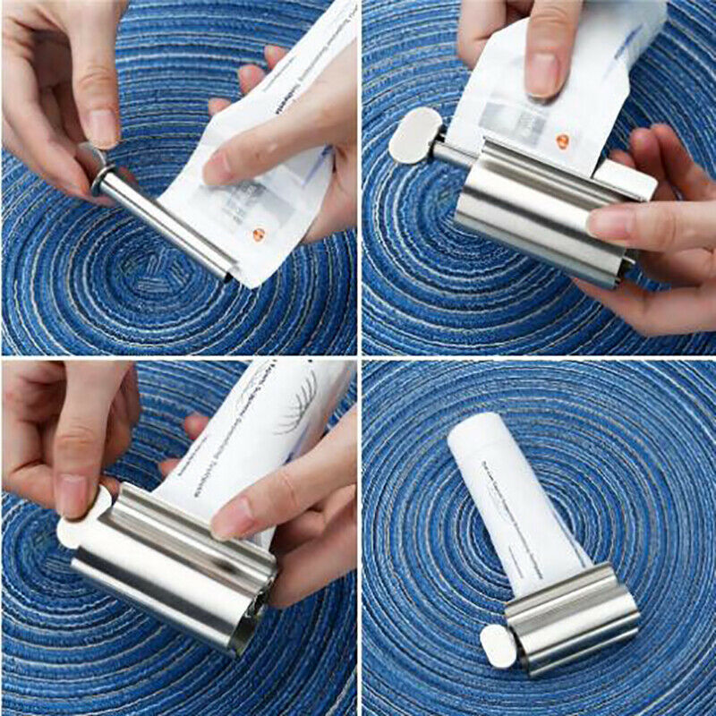 Stainless Steel Toothpaste Tube Squeezer Toothpaste Roller Tube Wringer .l8