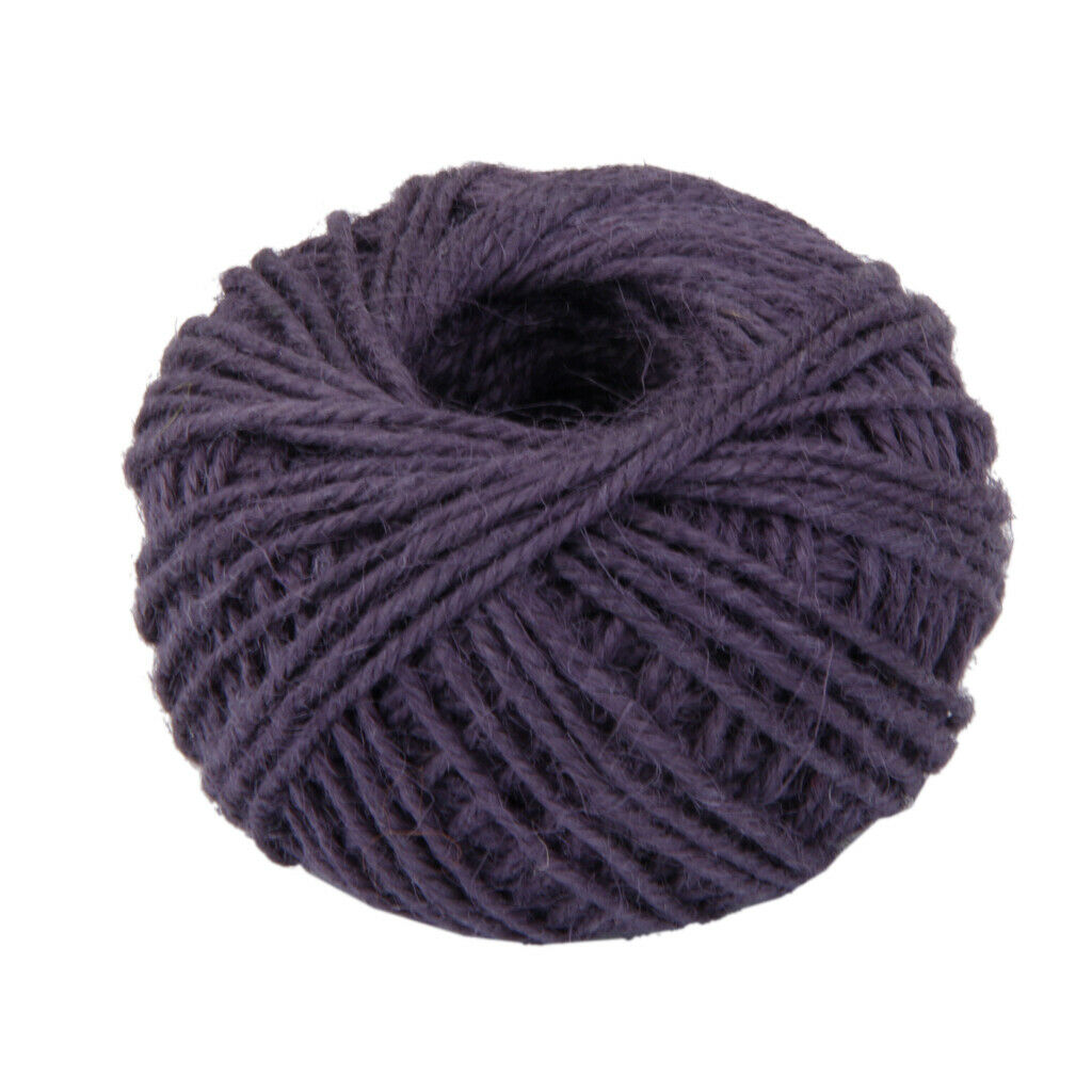 Navy Blue 50m Jute Burlap Twine String Cord Craft Scrapbooking Wedding Decor