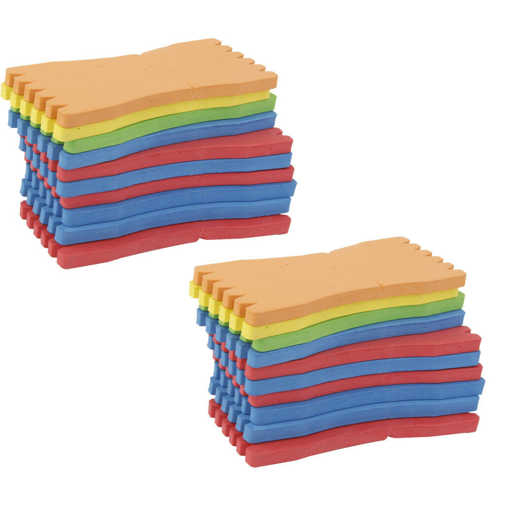 20x Fishing Foam Winding Board Snelled Line Wire Board Rod Tackle Accessorie