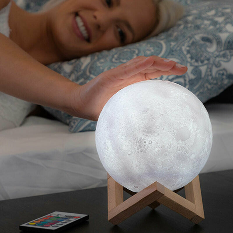 Lamp Moon LED To Control Touch Sensitive - New