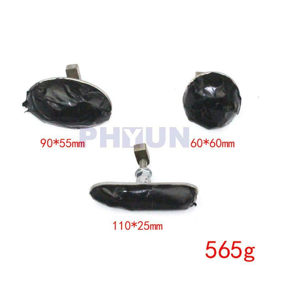 3pcs Car Body Paintless Dent Repair Tool Zinc Alloy Pads Cold Glue Free Sheet