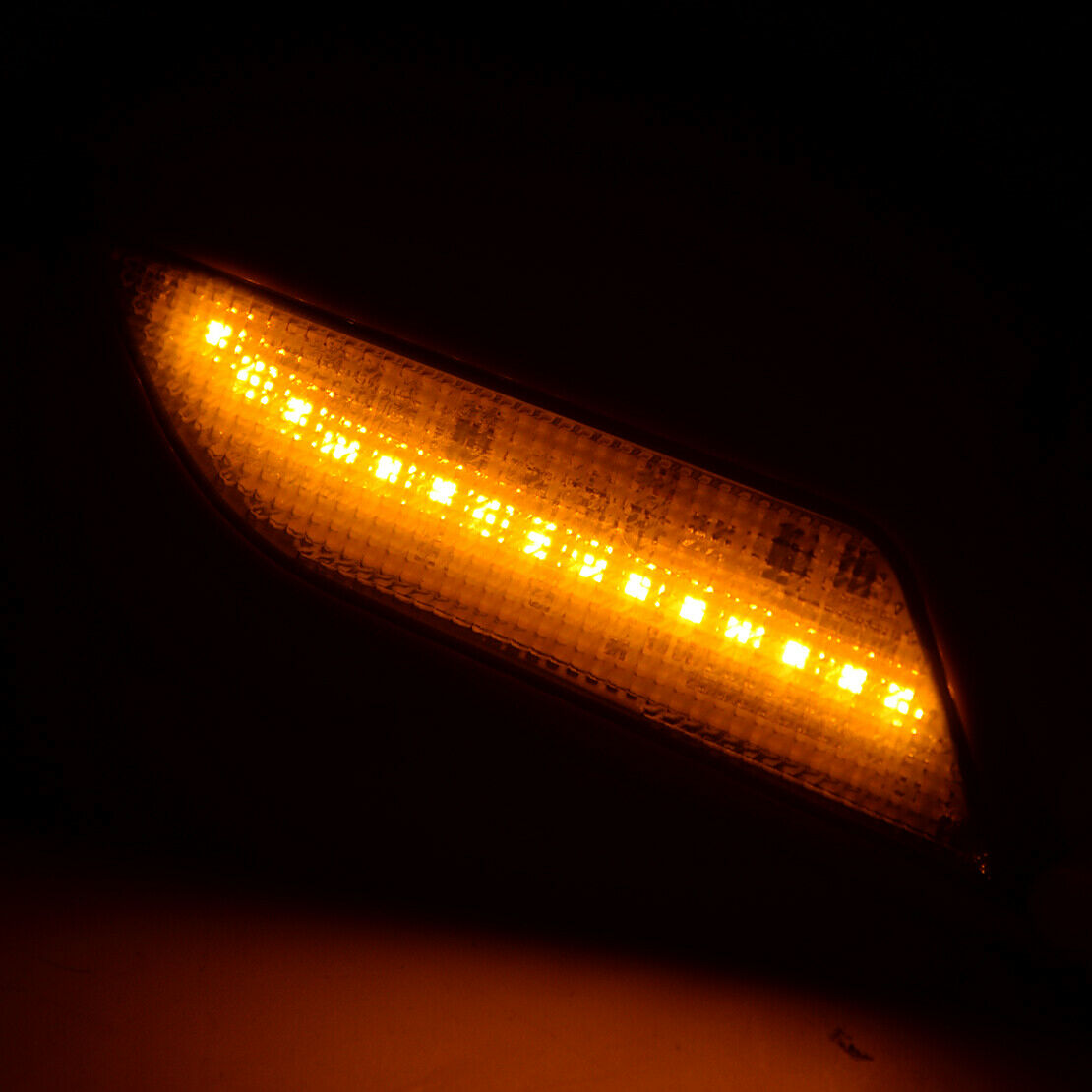 2x Smoked Static LED Side Marker Light Fit for Mercedes Benz W204 C300 C63 AMG