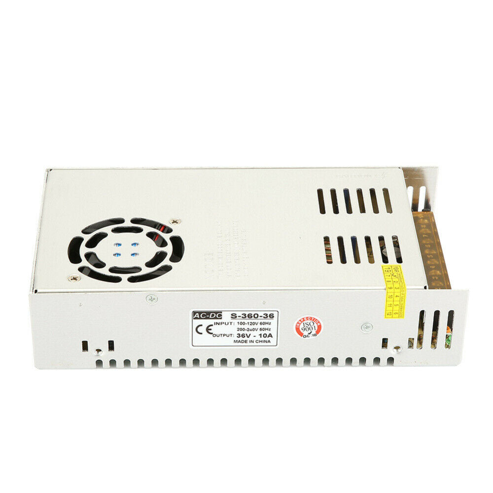 AC 36V/10A Strip Switching Power Supply Driver Adapter LED Voltage Converter